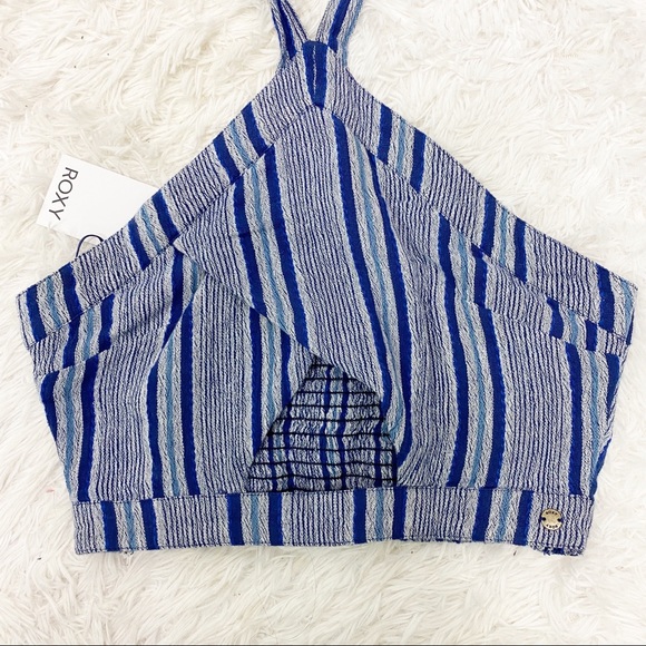 NWT-Roxy Dark Blue Halter M - Picture 3 of 6